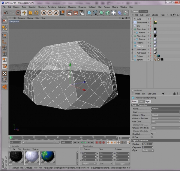 Creation of Moon Base: Step 2